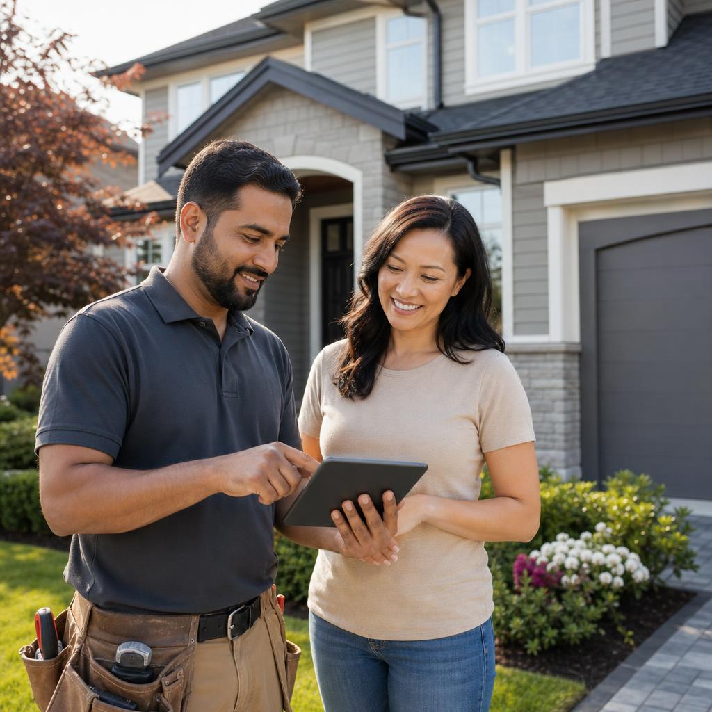 Project handoff between contractor and homeowner